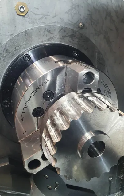 Visuel d'une pièce mécanique de précision de Axes Usinage, spécialiste de l'usinage à Laval